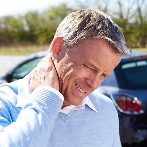 Chiropractic Laurel MD Man With Whiplash Neck Pain